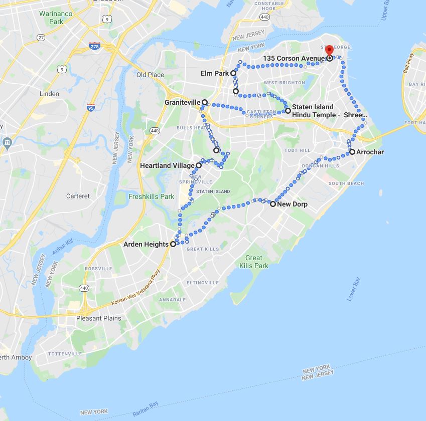 Week 13 route